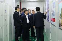 宜春市电子信息产业链招商小分队莅临星空网官方站入口-星空online(中国)参观调研